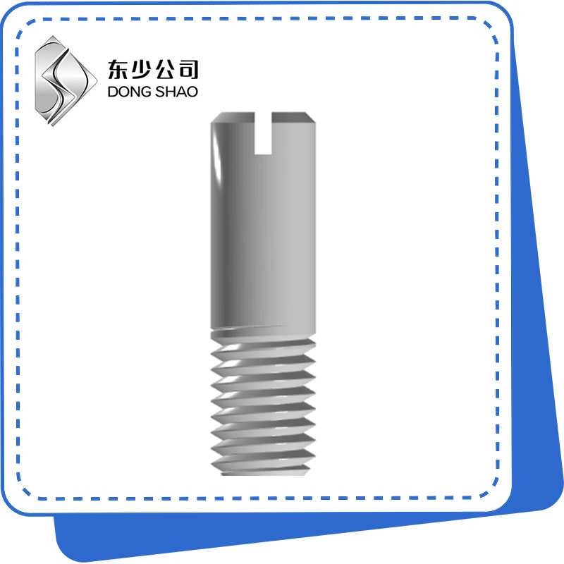 Tornillo ranurado sin cabeza